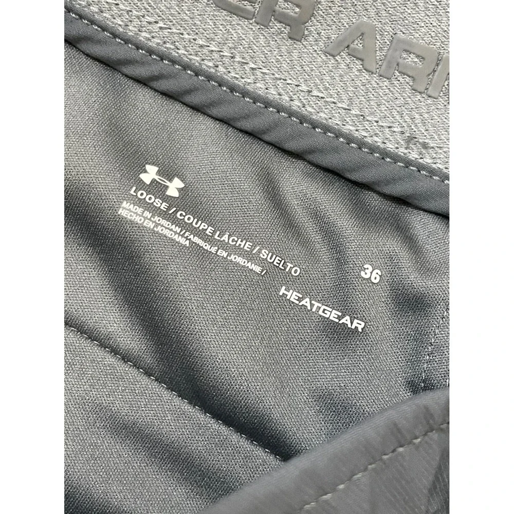 Under Armour Golf Shorts‎ Mens Size 36 Lose Heatgear Gray Performance Activewear